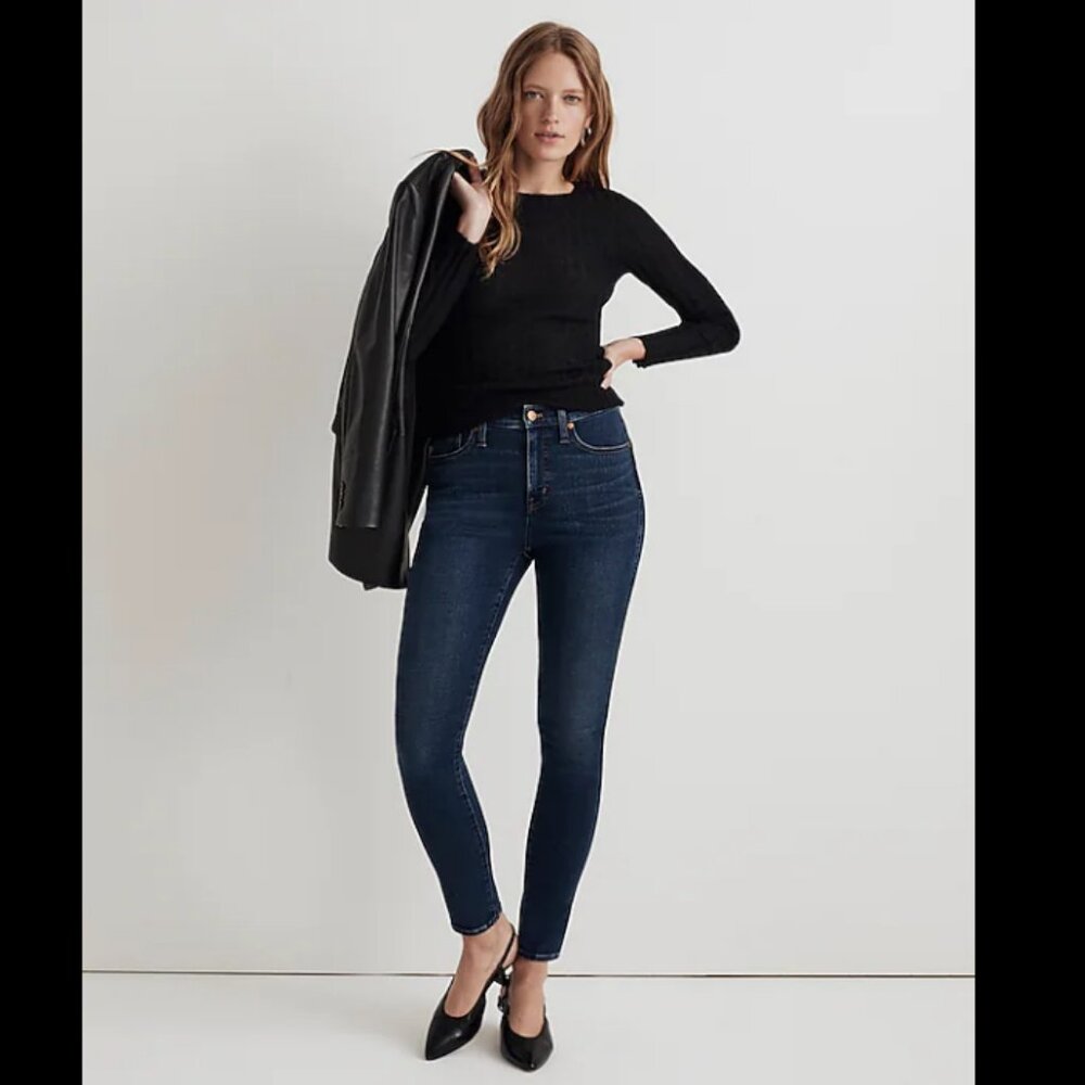HOST PICK- MADEWELL 10” HIGH RISE STRETCH SKINNY JEANS/SIZE 28